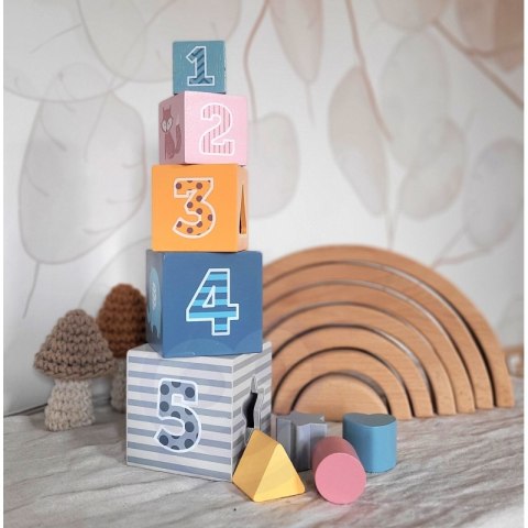 VIGA PolarB Piramidka Układanka edukacyjna Sorter Kostki Klocki Viga Toys VIGA PolarB Piramidka Układanka edukacyjna Sorter Kostki Klocki Viga Toys