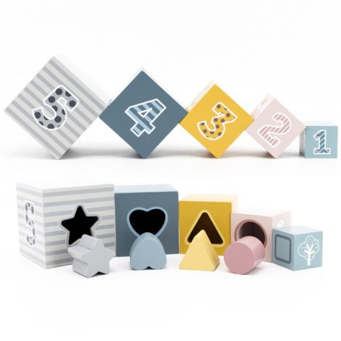 VIGA PolarB Piramidka Układanka edukacyjna Sorter Kostki Klocki Viga Toys VIGA PolarB Piramidka Układanka edukacyjna Sorter Kostki Klocki Viga Toys