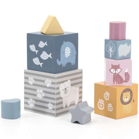 VIGA PolarB Piramidka Układanka edukacyjna Sorter Kostki Klocki Viga Toys VIGA PolarB Piramidka Układanka edukacyjna Sorter Kostki Klocki Viga Toys