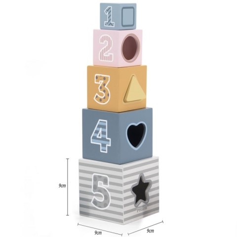 VIGA PolarB Piramidka Układanka edukacyjna Sorter Kostki Klocki Viga Toys VIGA PolarB Piramidka Układanka edukacyjna Sorter Kostki Klocki Viga Toys