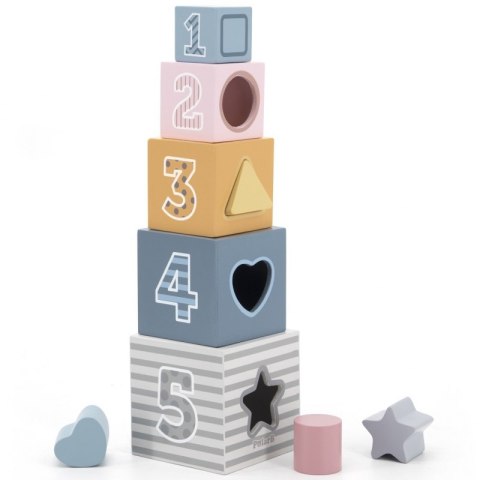 VIGA PolarB Piramidka Układanka edukacyjna Sorter Kostki Klocki Viga Toys VIGA PolarB Piramidka Układanka edukacyjna Sorter Kostki Klocki Viga Toys