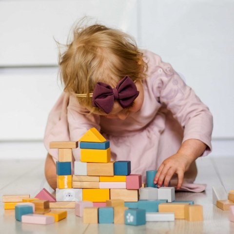 VIGA PolarB Zestaw drewnianych klocków w wiaderku - 60 elementów Viga Toys VIGA PolarB Zestaw drewnianych klocków w wiaderku - 60 elementów Viga Toys