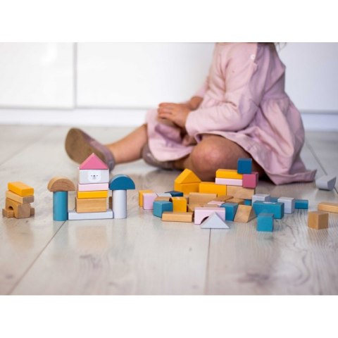 VIGA PolarB Zestaw drewnianych klocków w wiaderku - 60 elementów Viga Toys VIGA PolarB Zestaw drewnianych klocków w wiaderku - 60 elementów Viga Toys