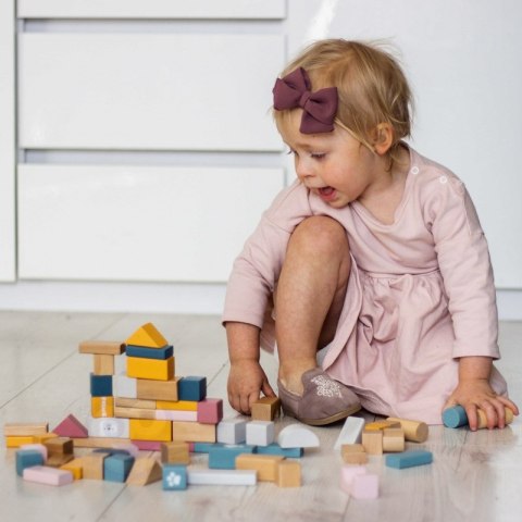 VIGA PolarB Zestaw drewnianych klocków w wiaderku - 60 elementów Viga Toys VIGA PolarB Zestaw drewnianych klocków w wiaderku - 60 elementów Viga Toys