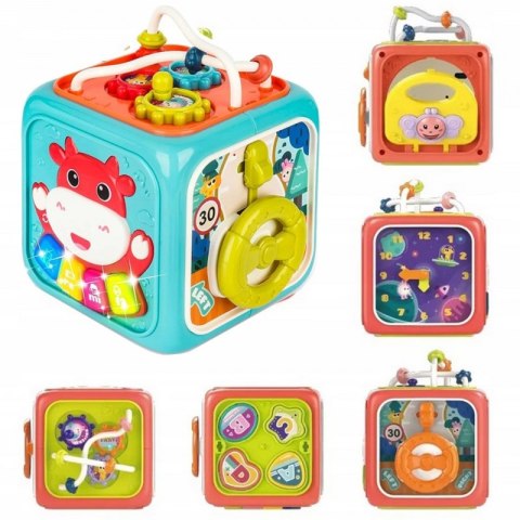 WOOPIE BABY Interaktywna Kostka Sensoryczna Edukacyjna Montessori Sorter 6w1 Woopie Baby WOOPIE BABY Interaktywna Kostka Sensoryczna Edukacyjna Montessori Sorter 6w1 Woopie Baby