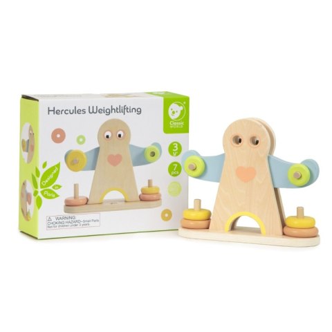 CLASSIC WORLD Edukacyjna Waga Równoważnia Hercules dla Dzieci MONTESSORI 7 el. Classic World CLASSIC WORLD Edukacyjna Waga Równoważnia Hercules dla Dzieci MONTESSORI 7 el. Classic World
