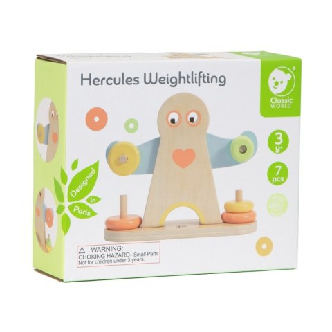 CLASSIC WORLD Edukacyjna Waga Równoważnia Hercules dla Dzieci MONTESSORI 7 el. Classic World CLASSIC WORLD Edukacyjna Waga Równoważnia Hercules dla Dzieci MONTESSORI 7 el. Classic World