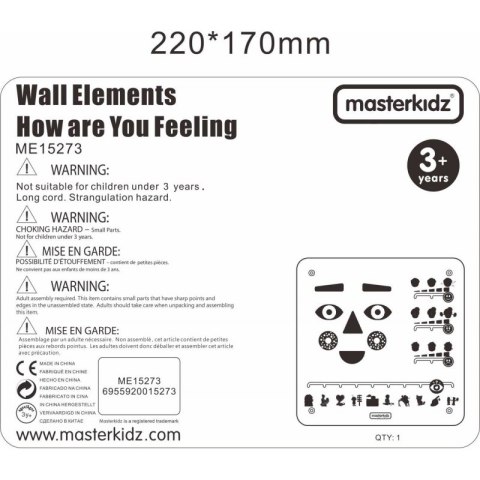 MASTERKIDZ Tablica Edukacyjna Jak Się Czujesz? Nauka Emocji Montessori Masterkidz MASTERKIDZ Tablica Edukacyjna Jak Się Czujesz? Nauka Emocji Montessori Masterkidz