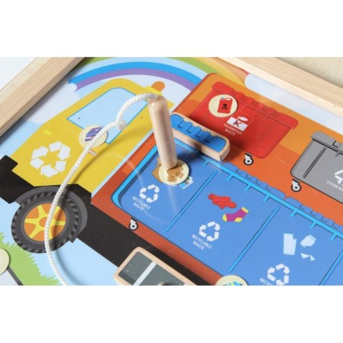 MASTERKIDZ Tablica Edukacyjna Segregacja Odpadów Montessori Masterkidz MASTERKIDZ Tablica Edukacyjna Segregacja Odpadów Montessori Masterkidz