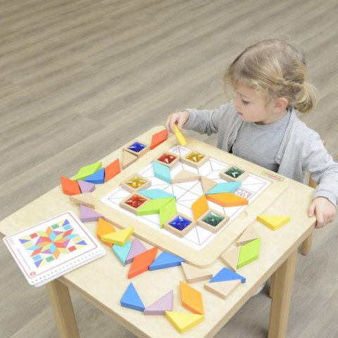 MASTERKIDZ Układanka Mozaika Nauka Kolorów i Kształtów Tangram Montessori Masterkidz MASTERKIDZ Układanka Mozaika Nauka Kolorów i Kształtów Tangram Montessori Masterkidz