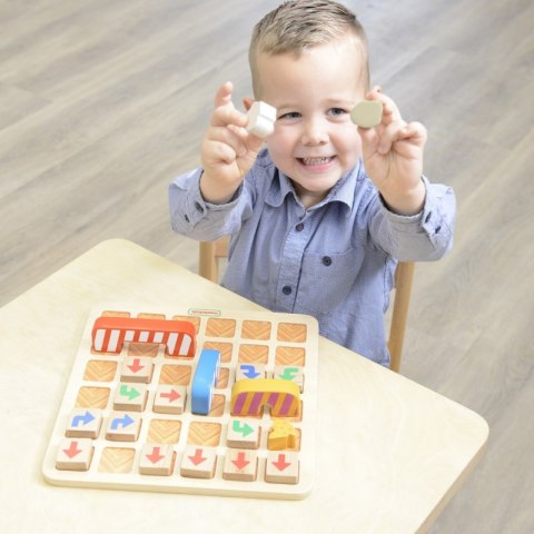 MASTERKIDZ Wczesna Nauka Programowania Gra Logiczna Znajdź Droga do Sera! Masterkidz MASTERKIDZ Wczesna Nauka Programowania Gra Logiczna Znajdź Droga do Sera! Masterkidz