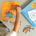 TOOKY TOY Drewniana Układanka Montessori Gra Logiczna Łamigłówki Zapałki Magnetyczne dla Dzieci 58 el. Tooky Toy TOOKY TOY Drewniana Układanka Montessori Gra Logiczna Łamigłówki Zapałki Magnetyczne dla Dzieci 58 el. Tooky Toy