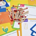 TOOKY TOY Drewniana Układanka Montessori Gra Logiczna Łamigłówki Zapałki Magnetyczne dla Dzieci 58 el. Tooky Toy TOOKY TOY Drewniana Układanka Montessori Gra Logiczna Łamigłówki Zapałki Magnetyczne dla Dzieci 58 el. Tooky Toy