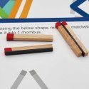 TOOKY TOY Drewniana Układanka Montessori Gra Logiczna Łamigłówki Zapałki Magnetyczne dla Dzieci 58 el. Tooky Toy TOOKY TOY Drewniana Układanka Montessori Gra Logiczna Łamigłówki Zapałki Magnetyczne dla Dzieci 58 el. Tooky Toy