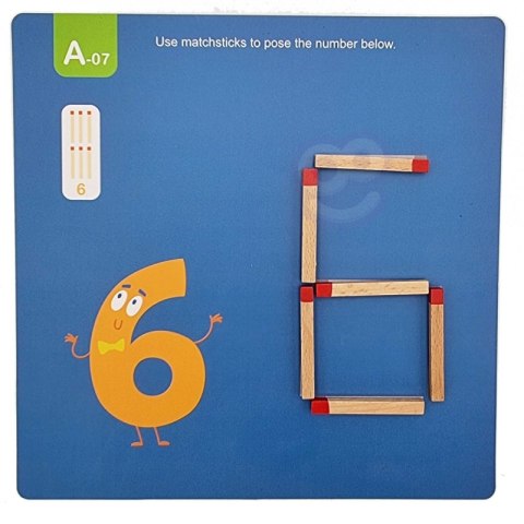 TOOKY TOY Drewniana Układanka Montessori Gra Logiczna Łamigłówki Zapałki Magnetyczne dla Dzieci 58 el. Tooky Toy TOOKY TOY Drewniana Układanka Montessori Gra Logiczna Łamigłówki Zapałki Magnetyczne dla Dzieci 58 el. Tooky Toy