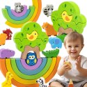 VIGA Drewniana Tęcza Układanka Klocki Kreatywne Montessori Viga Toys VIGA Drewniana Tęcza Układanka Klocki Kreatywne Montessori Viga Toys
