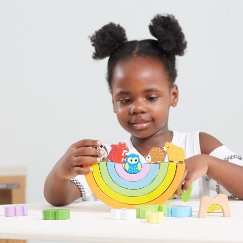 VIGA Drewniana Tęcza Układanka Klocki Kreatywne Montessori Viga Toys VIGA Drewniana Tęcza Układanka Klocki Kreatywne Montessori Viga Toys