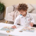 VIGA PolarB Drewniane Puzzle Zwierzęta z Pinezkami Viga Toys VIGA PolarB Drewniane Puzzle Zwierzęta z Pinezkami Viga Toys