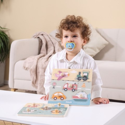 VIGA PolarB Drewniane Puzzle Zwierzęta z Pinezkami Viga Toys VIGA PolarB Drewniane Puzzle Zwierzęta z Pinezkami Viga Toys