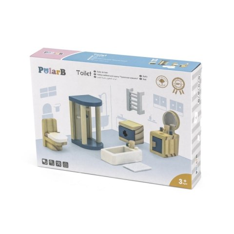VIGA PolarB Zestaw Mebelków do Domku dla Lalek Łazienka Viga Toys VIGA PolarB Zestaw Mebelków do Domku dla Lalek Łazienka Viga Toys