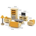 VIGA PolarB Zestaw Mebelków do Domku dla Lalek Salon Viga Toys VIGA PolarB Zestaw Mebelków do Domku dla Lalek Salon Viga Toys