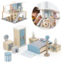 VIGA PolarB Zestaw Mebelków do Domku dla Lalek Sypialnia Viga Toys