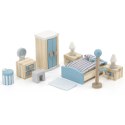 VIGA PolarB Zestaw Mebelków do Domku dla Lalek Sypialnia Viga Toys