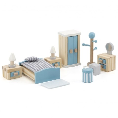 VIGA PolarB Zestaw Mebelków do Domku dla Lalek Sypialnia Viga Toys VIGA PolarB Zestaw Mebelków do Domku dla Lalek Sypialnia Viga Toys