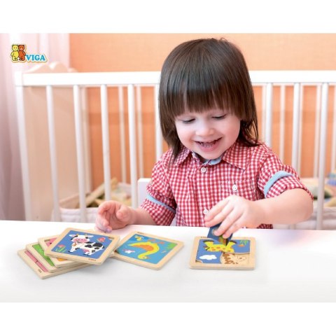 VIGA Poręczne Drewniane Puzzle Żyrafa Viga Toys VIGA Poręczne Drewniane Puzzle Żyrafa Viga Toys