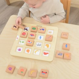 MASTERKIDZ Gra Dopasuj Cienie Łączenie w Pary Rozpoznawanie Przedmiotów Montessori Masterkidz