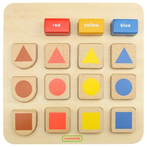 MASTERKIDZ Tablica Edukacyjna Sorter Kształty i Kolory Masterkidz