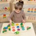 MASTERKIDZ Tablica Edukacyjna Warzywa Nauka Liczb i Kolorów Montessori Masterkidz
