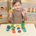 MASTERKIDZ Tablica Edukacyjna Warzywa Nauka Liczb i Kolorów Montessori Masterkidz