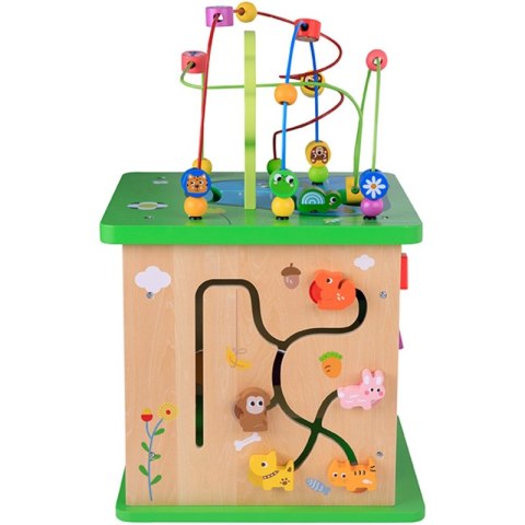TOOKY TOY Kostka Edukacyjna Sorter Labirynt Przeplatanka Zwierzątka Tooky Toy TOOKY TOY Kostka Edukacyjna Sorter Labirynt Przeplatanka Zwierzątka Tooky Toy