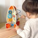 Tooky Toy Duża Drewniana Zabawka Edukacyjna Wielofunkcyjna Rakieta Tooky Toy Tooky Toy Duża Drewniana Zabawka Edukacyjna Wielofunkcyjna Rakieta Tooky Toy