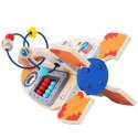 Tooky Toy Duża Drewniana Zabawka Edukacyjna Wielofunkcyjna Rakieta Tooky Toy Tooky Toy Duża Drewniana Zabawka Edukacyjna Wielofunkcyjna Rakieta Tooky Toy