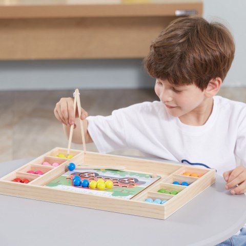 VIGA Drewniana Gra Kulki Złap i Dopasuj Układanka Montessori Viga Toys VIGA Drewniana Gra Kulki Złap i Dopasuj Układanka Montessori Viga Toys
