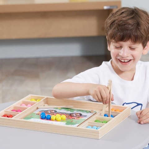 VIGA Drewniana Gra Kulki Złap i Dopasuj Układanka Montessori Viga Toys VIGA Drewniana Gra Kulki Złap i Dopasuj Układanka Montessori Viga Toys