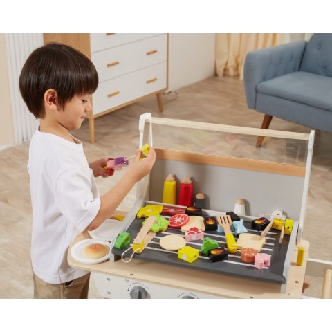 VIGA Duży Drewniany Grill dla Dzieci + 47 Akcesoriów Viga Toys VIGA Duży Drewniany Grill dla Dzieci + 47 Akcesoriów Viga Toys