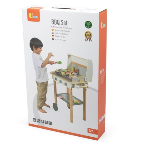 VIGA Duży Drewniany Grill dla Dzieci + 47 Akcesoriów Viga Toys VIGA Duży Drewniany Grill dla Dzieci + 47 Akcesoriów Viga Toys