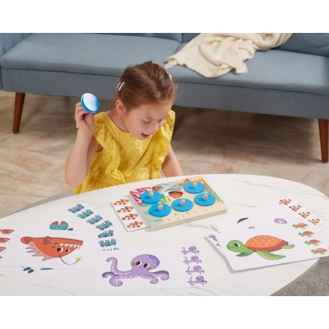 VIGA Gra Porównaj Znajdź Różnice Zwierzęta Morskie Viga Toys VIGA Gra Porównaj Znajdź Różnice Zwierzęta Morskie Viga Toys