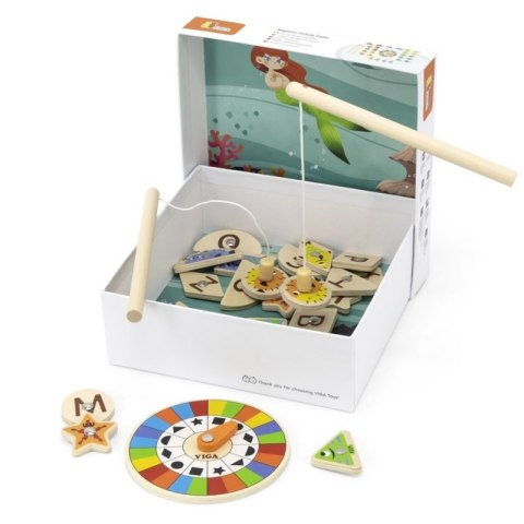 VIGA Gra Zestaw Magnetyczny Do Łowienia Rybek Viga Toys VIGA Gra Zestaw Magnetyczny Do Łowienia Rybek Viga Toys