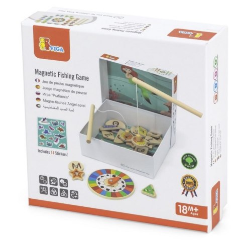 VIGA Gra Zestaw Magnetyczny Do Łowienia Rybek Viga Toys VIGA Gra Zestaw Magnetyczny Do Łowienia Rybek Viga Toys