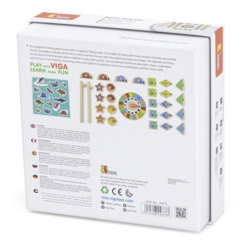 VIGA Gra Zestaw Magnetyczny Do Łowienia Rybek Viga Toys VIGA Gra Zestaw Magnetyczny Do Łowienia Rybek Viga Toys