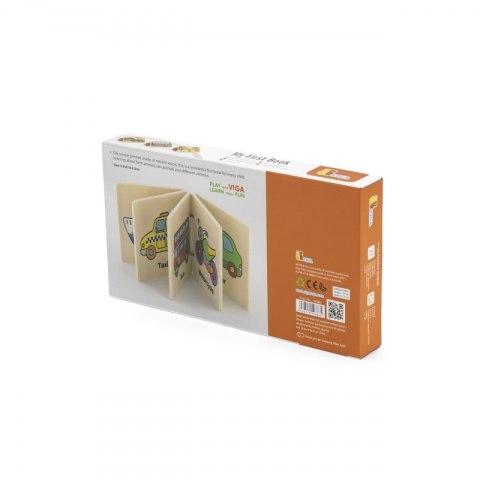 VIGA Moja Pierwsza Książeczka Drewniana 1 szt. Viga Toys VIGA Moja Pierwsza Książeczka Drewniana 1 szt. Viga Toys