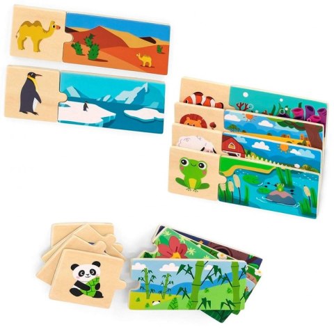 VIGA Puzzle Logiczne ze Zwierzętami Układanka Viga Toys VIGA Puzzle Logiczne ze Zwierzętami Układanka Viga Toys