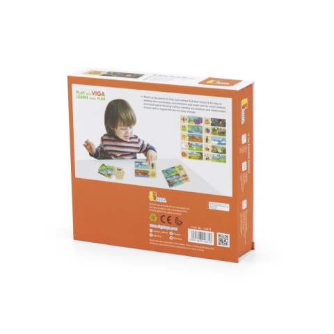 VIGA Puzzle Logiczne ze Zwierzętami Układanka Viga Toys VIGA Puzzle Logiczne ze Zwierzętami Układanka Viga Toys