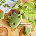 WOOPIE Zestaw Konstrukcyjny 2w1 Gra Planszowa Dinozaury + Kostka 46 el. Woopie WOOPIE Zestaw Konstrukcyjny 2w1 Gra Planszowa Dinozaury + Kostka 46 el. Woopie