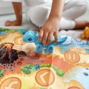 WOOPIE Zestaw Konstrukcyjny 2w1 Gra Planszowa Dinozaury + Kostka 46 el. Woopie WOOPIE Zestaw Konstrukcyjny 2w1 Gra Planszowa Dinozaury + Kostka 46 el. Woopie