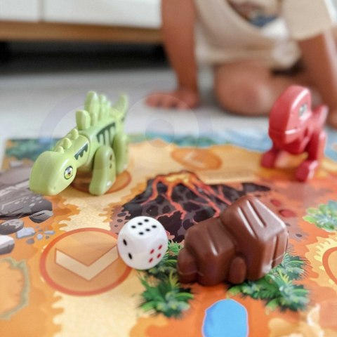 WOOPIE Zestaw Konstrukcyjny 2w1 Gra Planszowa Dinozaury + Kostka 46 el. Woopie WOOPIE Zestaw Konstrukcyjny 2w1 Gra Planszowa Dinozaury + Kostka 46 el. Woopie